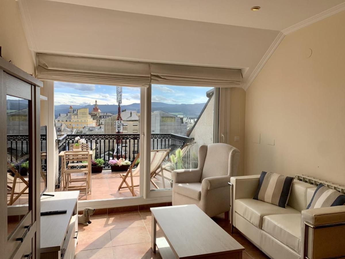 Moderno Piso Con La Mejor Terraza De Ribadeo Y Vistas Maravillosas Eksteriør bilde