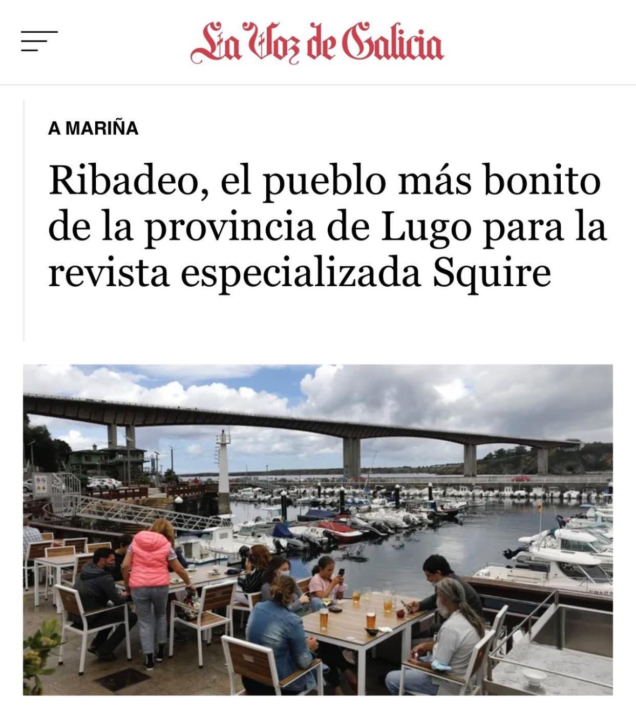 Moderno Piso Con La Mejor Terraza De Ribadeo Y Vistas Maravillosas Eksteriør bilde